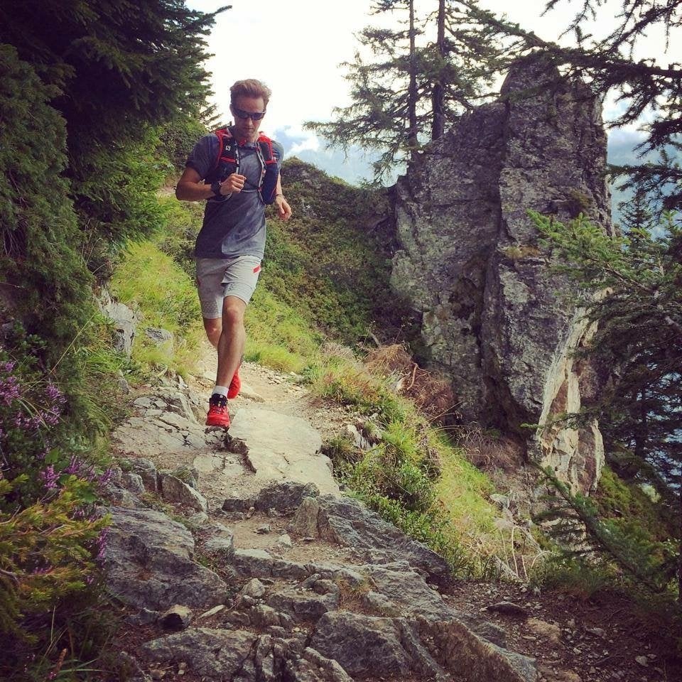 Running the beautiful trails of Chamonix.