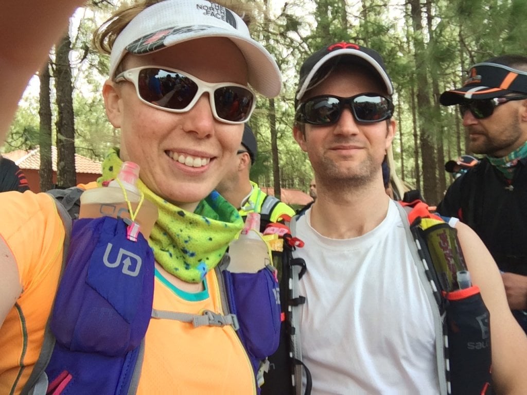 My Buff stayed around my neck keeping me cool for most of Transgrancanaria Marathon, until I started wearing it on my head, soaked in water to keep me cool in the later stages of the race