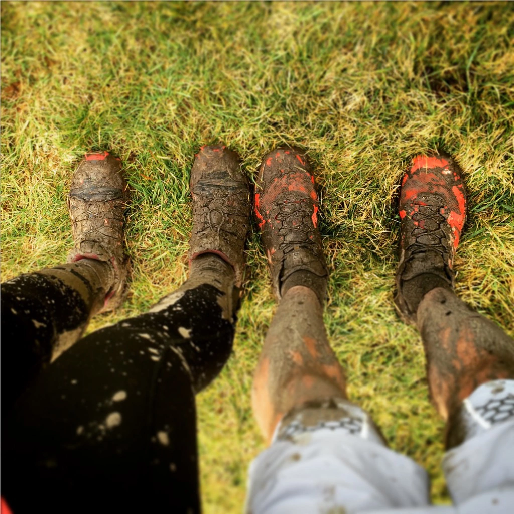 Bath Skyline 10k - As you can see, it was quite muddy. The shoes performed really well in these conditions with the thin mesh draining excess water very well.