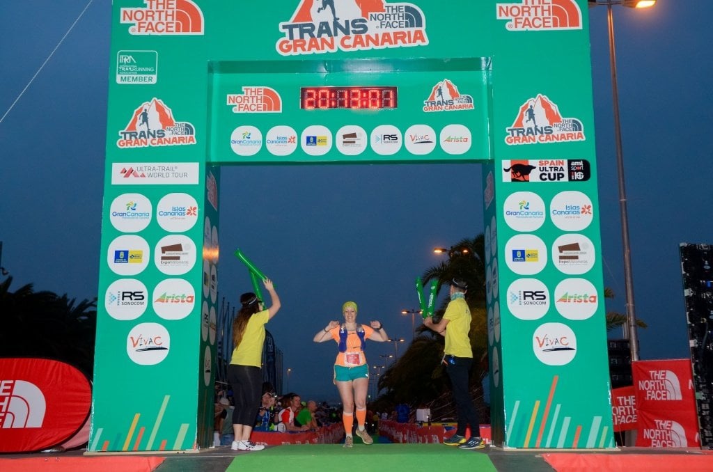 That awesome feeling you get when you cross the finish line - Transgrancanaria Marathon 2015