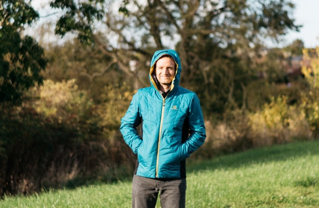 salomon drifter air mid hoodie jacket