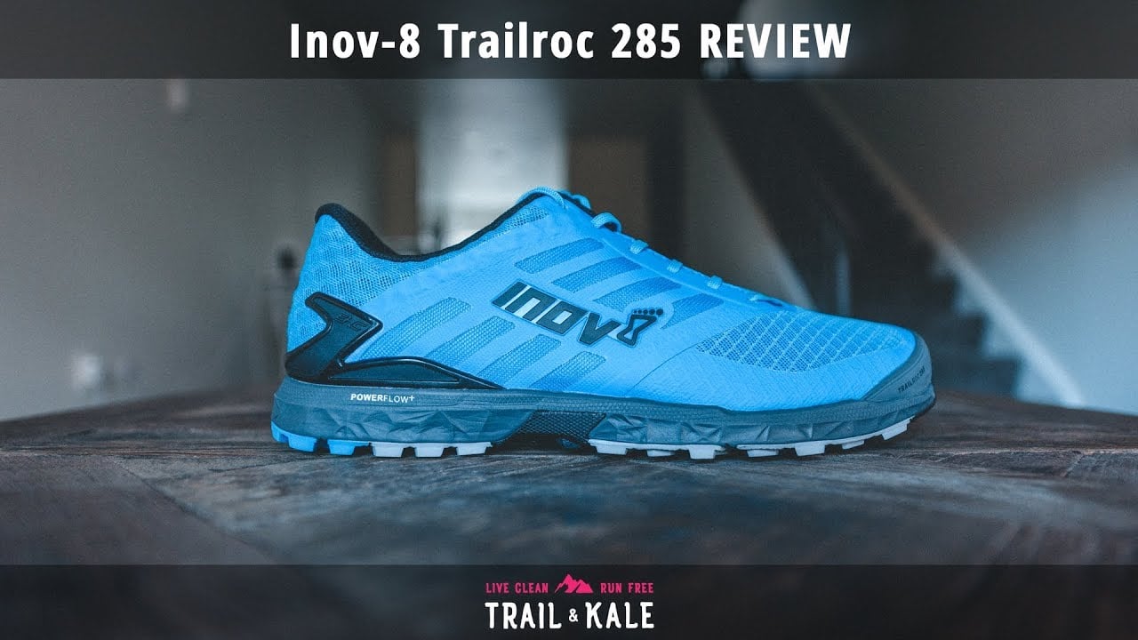 Inov8 Womens Trailroc 285 Trail Running Shoes Trainers Sneakers Black Blue