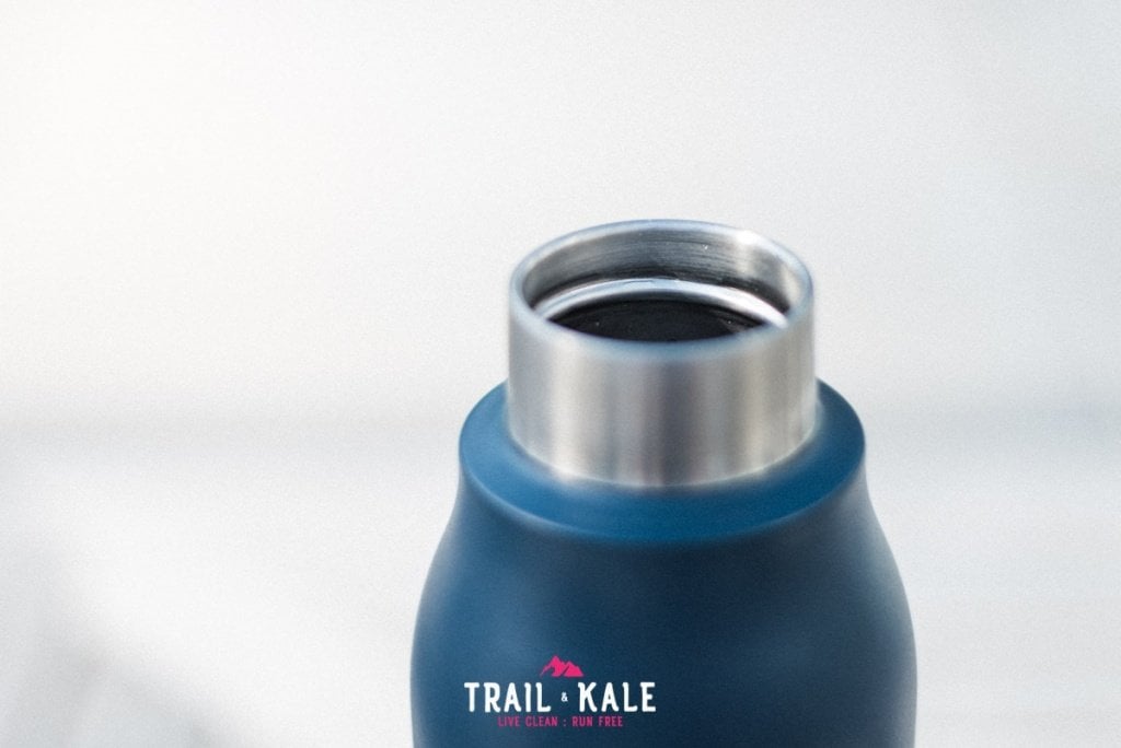 LARQ Bottle review self cleaning water bottle adventure lifestyle Trail and Kale wm 13