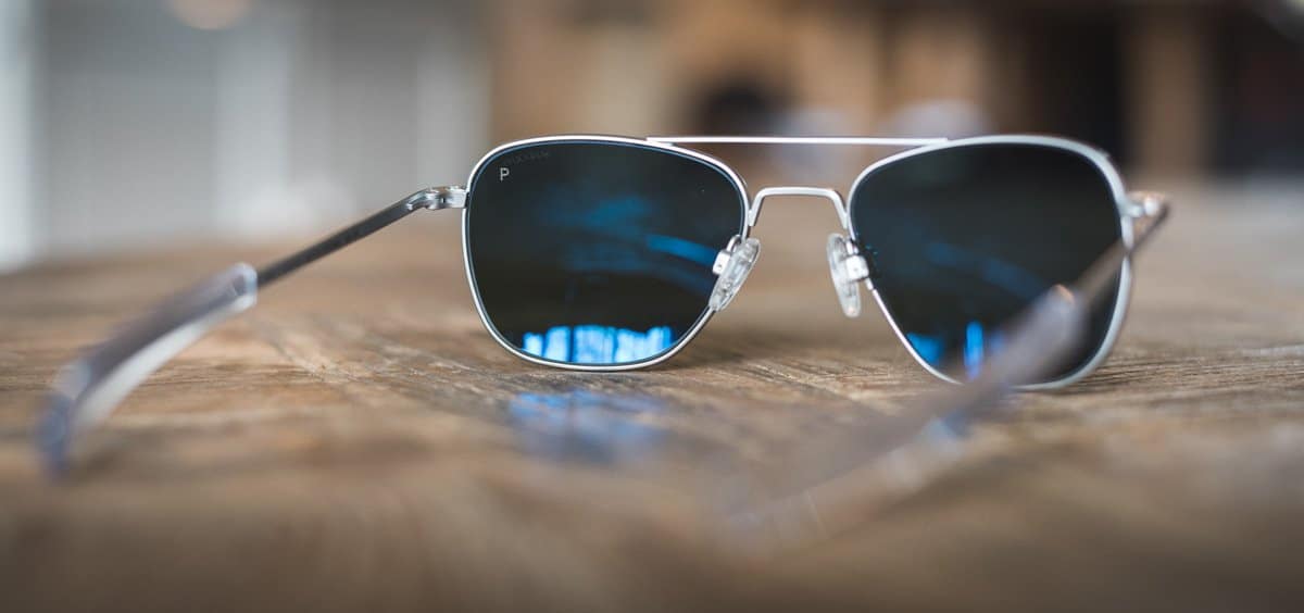 Authentic Aviators, 23k Gold Frames with Cobalt Lenses by Randolph