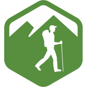 Hiking Project App Logo Trail and Kale