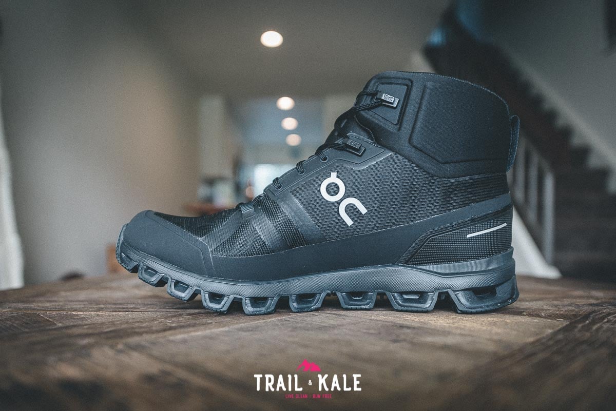 On Cloudrock Waterproof review trail running trail and kale wm 4