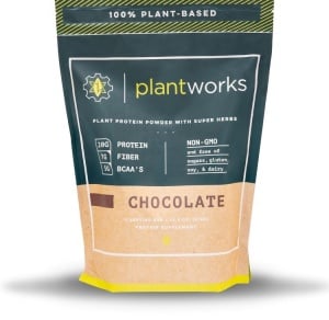 Plant Works Nutrition Vegan Chocolate Protein Powder pack - 5 Best Plant-Based Protein Powders For Runners