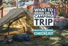 What to Bring on a Camping Trip: PLUS Full Checklist