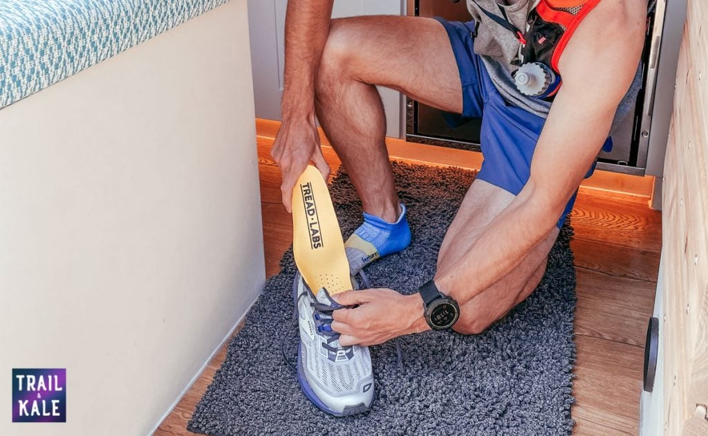 Changing your running shoe footbeds for carbon fiber based insoles can help boost your running performance.