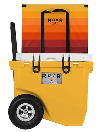 ROVR RollR 45 Wheeled Cooler for the beach and off-road Trail and Kale