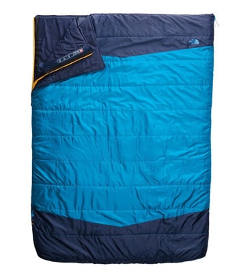 The North Face Dolomite One Double Sleeping Bag Best Two Person Sleeping Bags for Couples Camping Trail and Kale