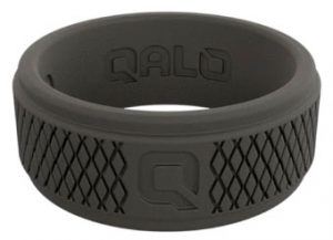 QALO Rings mens black silicone ring gifts for outdoorsy people