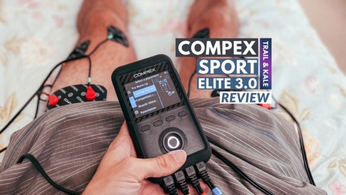 Compex Review Sport Elite 3 muscle stimulator and TENS machine Trail and Kale