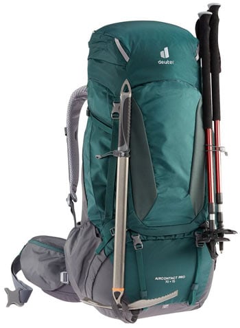 Deuter Aircontact Pro 70 Best Large Volume Backpack Trail and Kale