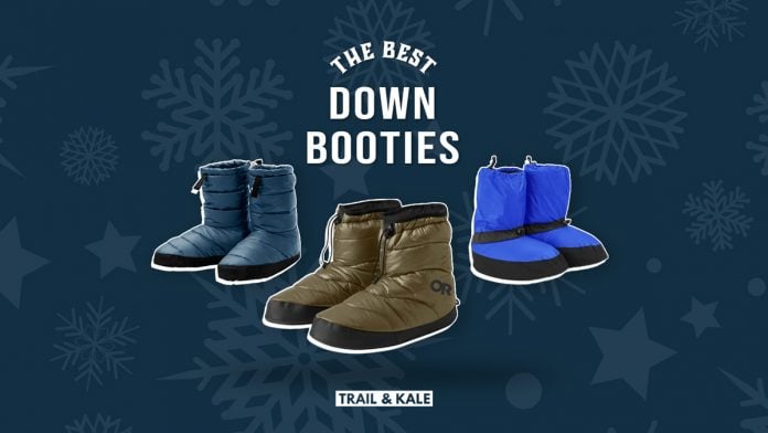 Best Down Booties and slippers Trail and Kale