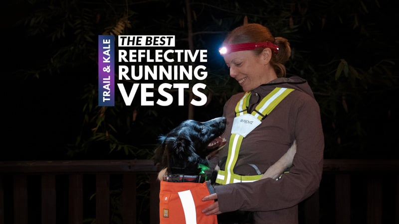 SGHVLU Running Reflective Vest 2 Pieces Night Run with 4 Reflective Wristbands 