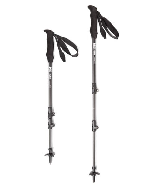 REI co op flash carbon compact collapsible trekking poles best trekking poles