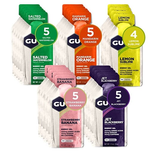 GU Energy Original Energy Gels Variety Pack Goo Gels For Runners