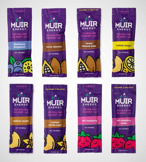 Muir Energy Real Food Running Gels