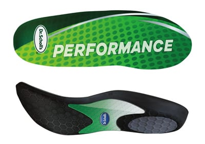 Dr Scholls performance sized to fit running insoles