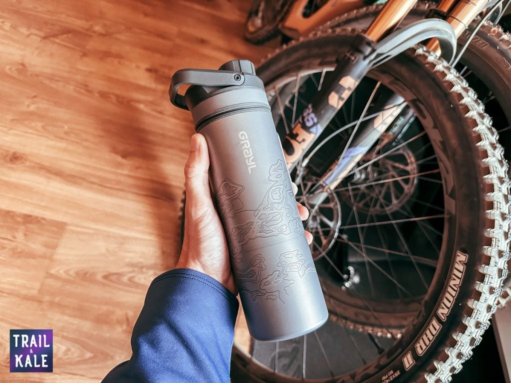 Grayl UltraPress Ti Purifier Bottle - Covert Black