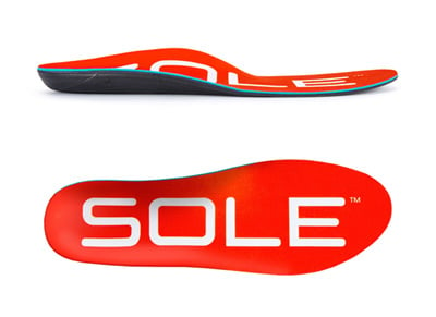 Sole Active Medium Running Insoles top view 2