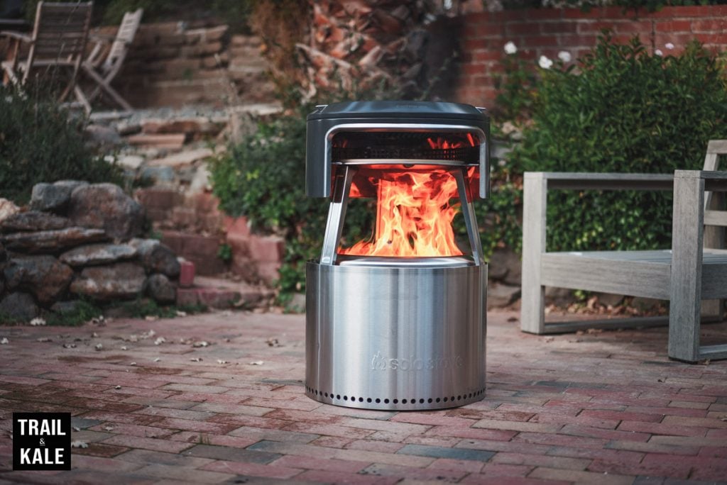 Solo Stove Pi Fire Review The firepit pizza oven by Trail and Kale watermarked 7