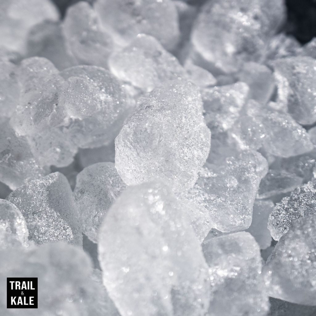 the benefits of ice baths for runners by Trail and Kale 1