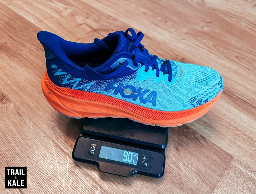 HOKA Challenger 7 review by Trail and Kale how much do they weigh 1