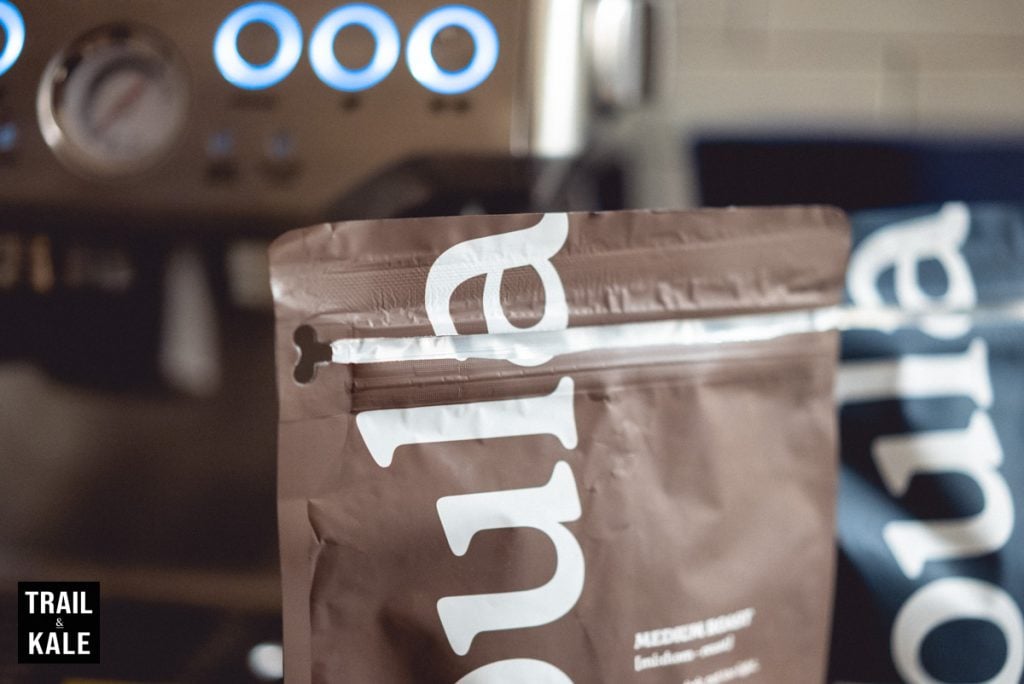 Fabula Coffee resealable bags keep beans fresh for a long time.