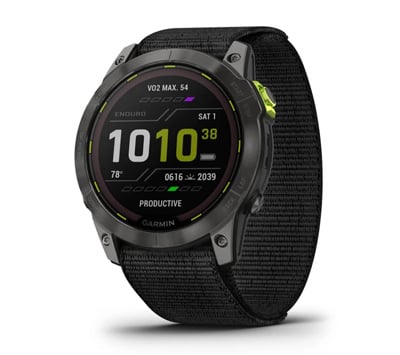 Garmin Enduro 2 - this is the best running watch for ultrarunners who need durability and endless battery life.