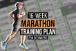 16 Week Marathon Training Plan For Beginners
