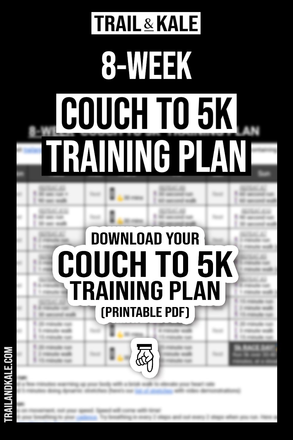 couch to 5k training plan 8