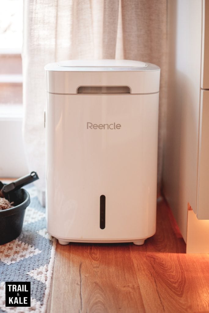 Reencle Review - The Prime indoor electric composter - Trail & Kale