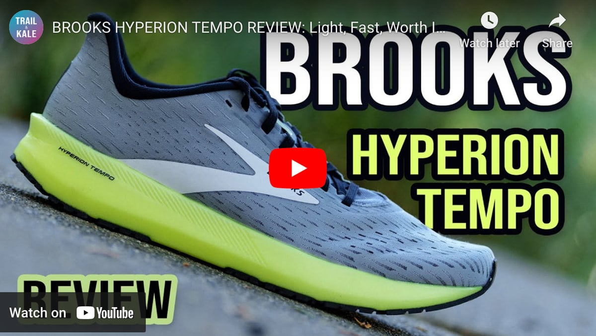 Brooks Hyperion Tempo review YT blog place holder