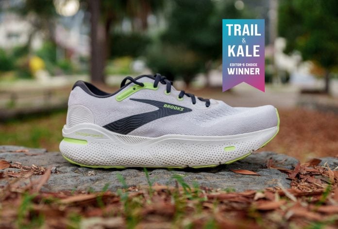 Brooks Ghost Max review by Trail and Kale Editors Choice Award