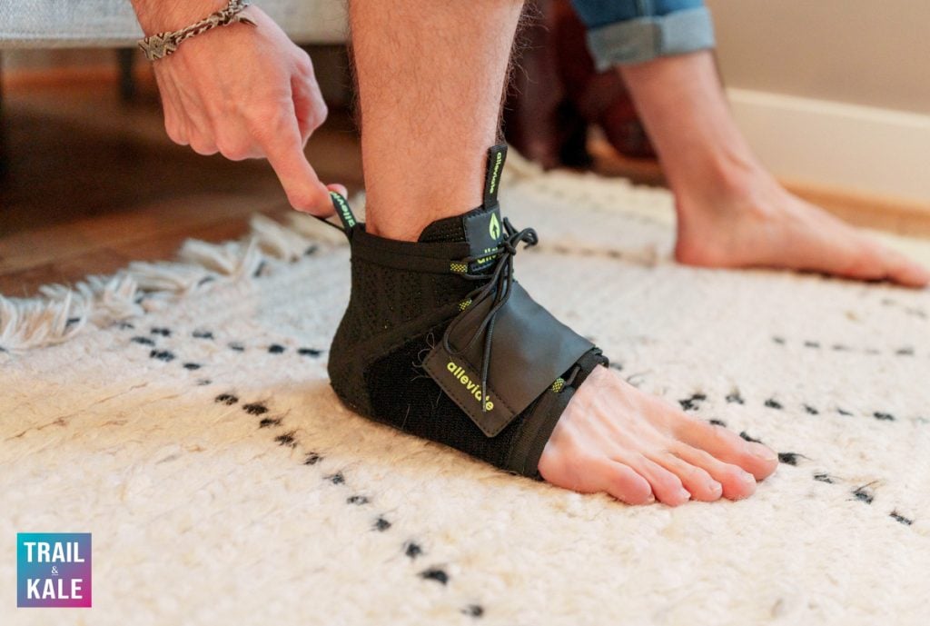 Alleviate Therapy plantar brace from the side view