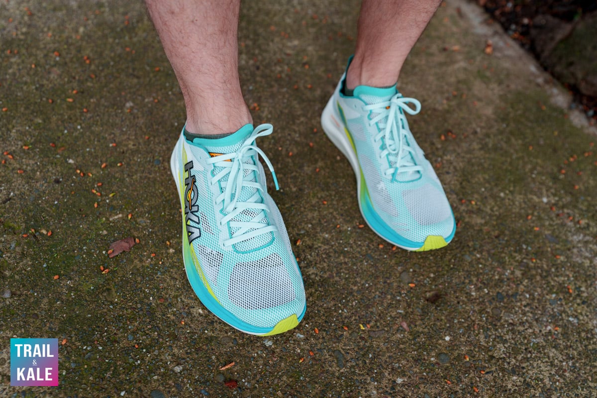 HOKA Cielo Road fit and feel on my feet - true to size