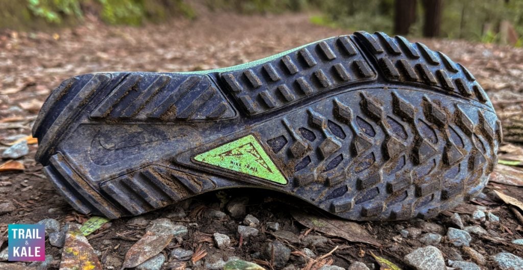 Fairly rugged outsole provides decent traction on most terrain