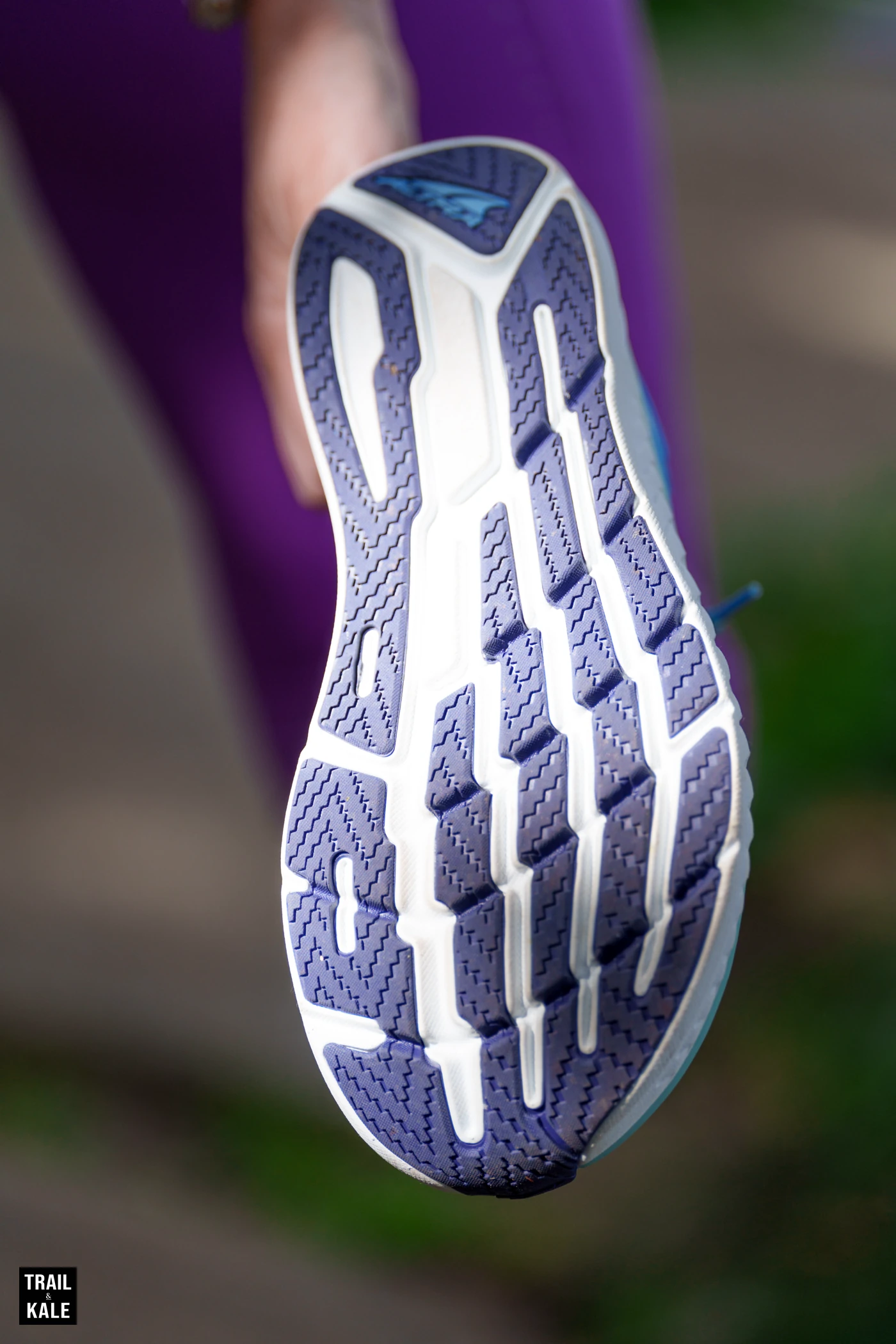 A closer look at the outsole on the Altra Torin 7
