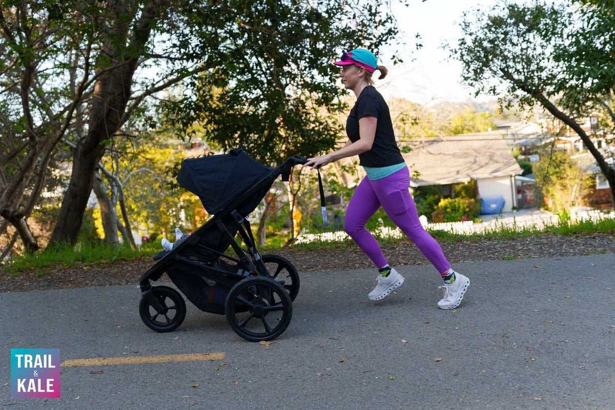 Jogging with the all-terrain BOB stroller - the Wayfinder