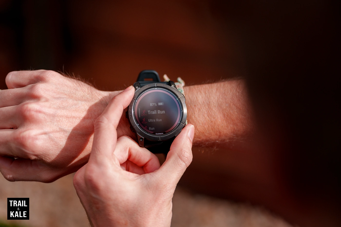 Selecting one of a long list of activities you can use the Garmin Fenix 7X Pro for.