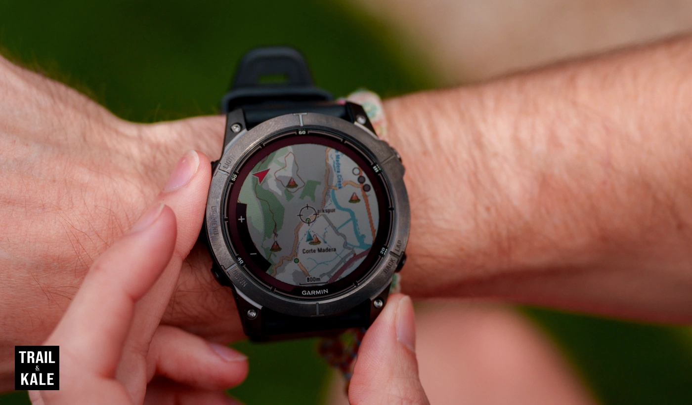 Garmin Fenix 7X Pro review - the navigation features are best-in-class and include detailed topographical mapping.